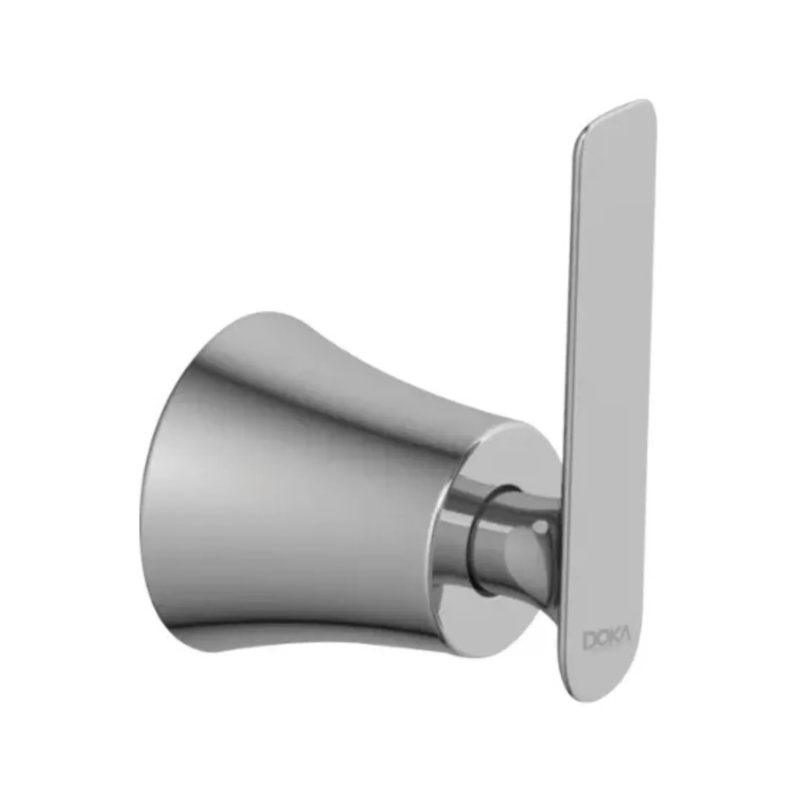 Acabamento para Registro Brushed Nickel Doka Rainbow 1/2" e 3/4" gaveta DECA