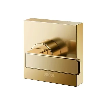 Acabamento para Registro Docol Stillo Ouro Escovado Base Docol