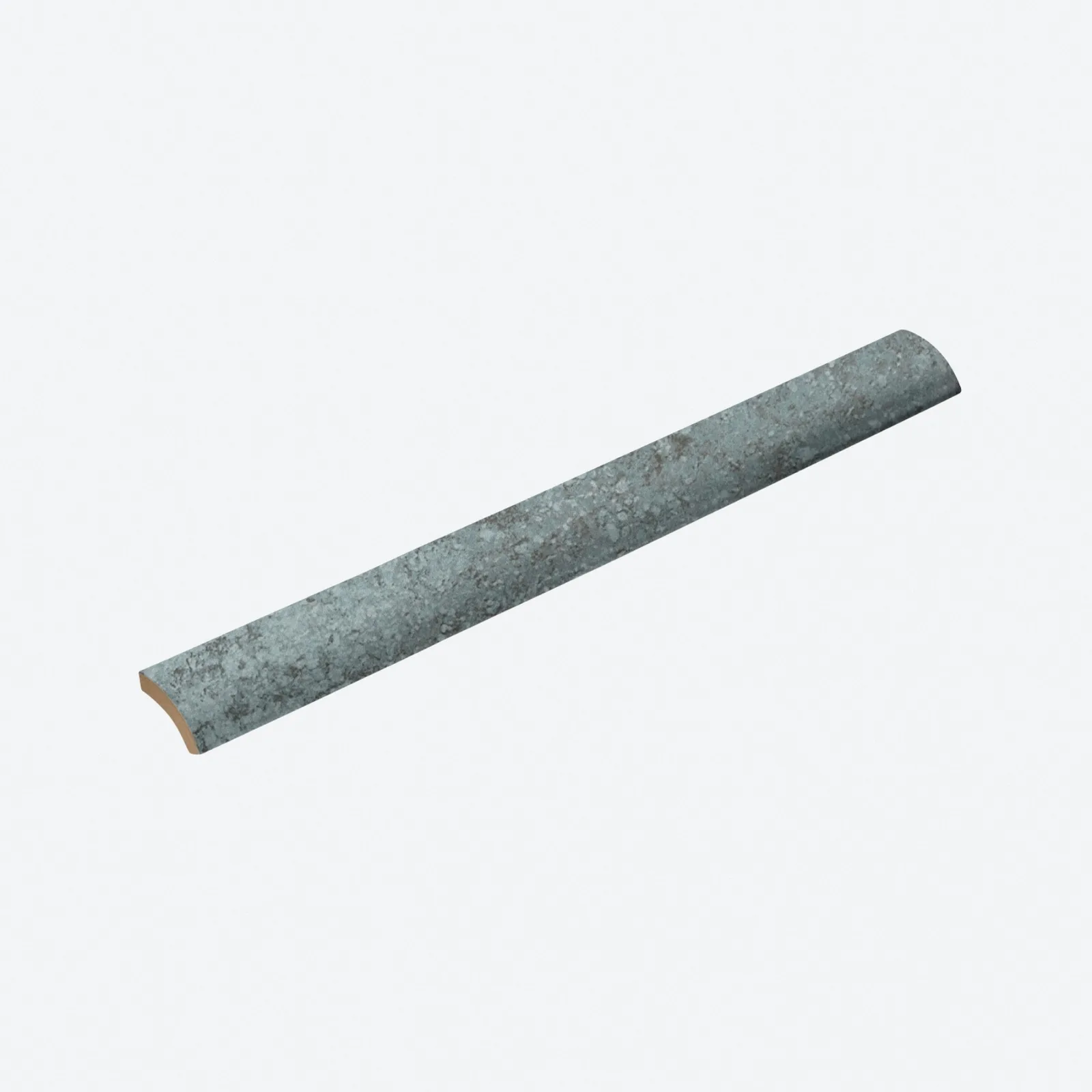 Canaleta Azul Mate 2,5x20 Decortiles Atol Turquesa Bold "A"