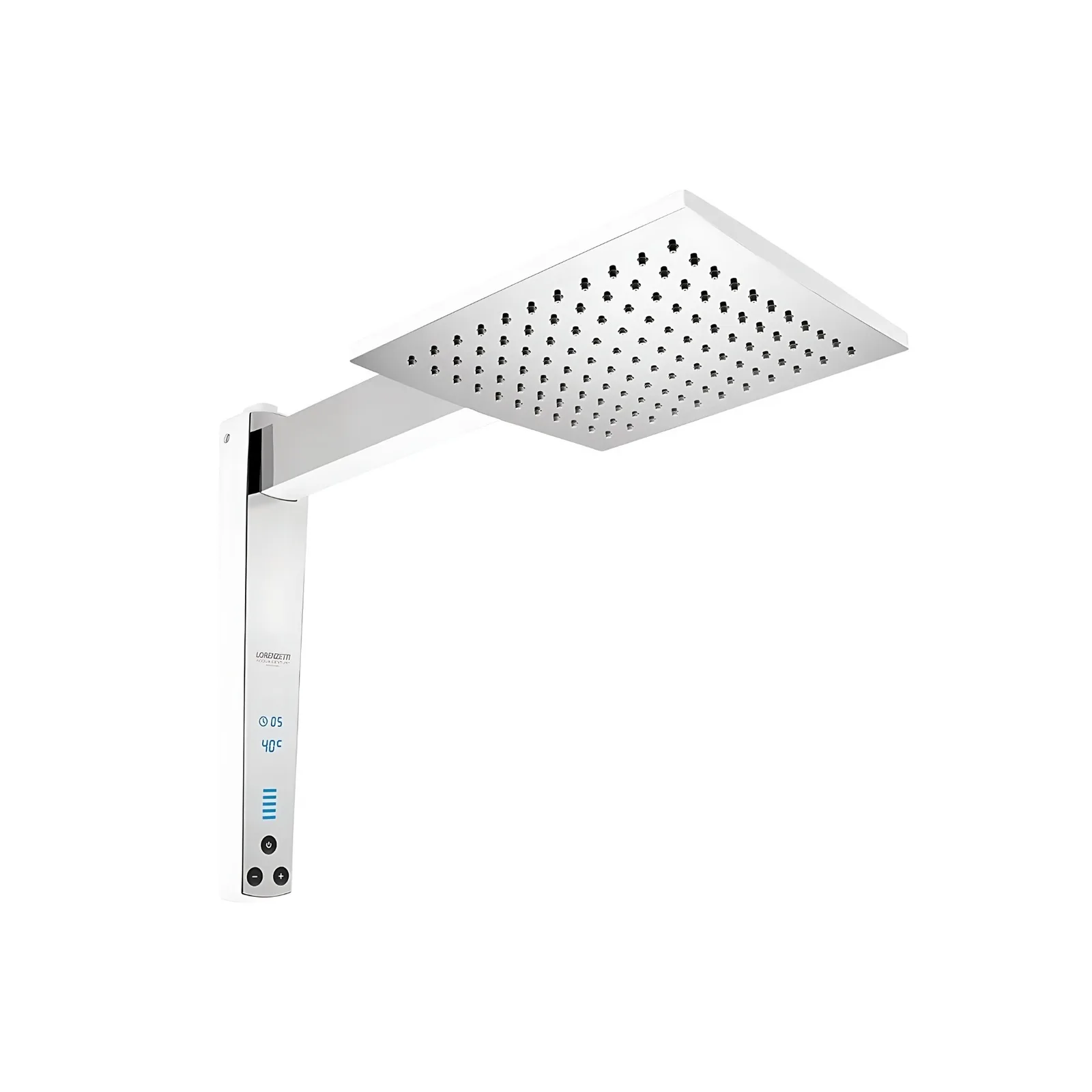 Chuveiro Elétrico Lorenzetti Century Digital Branco Cromado 220/7500