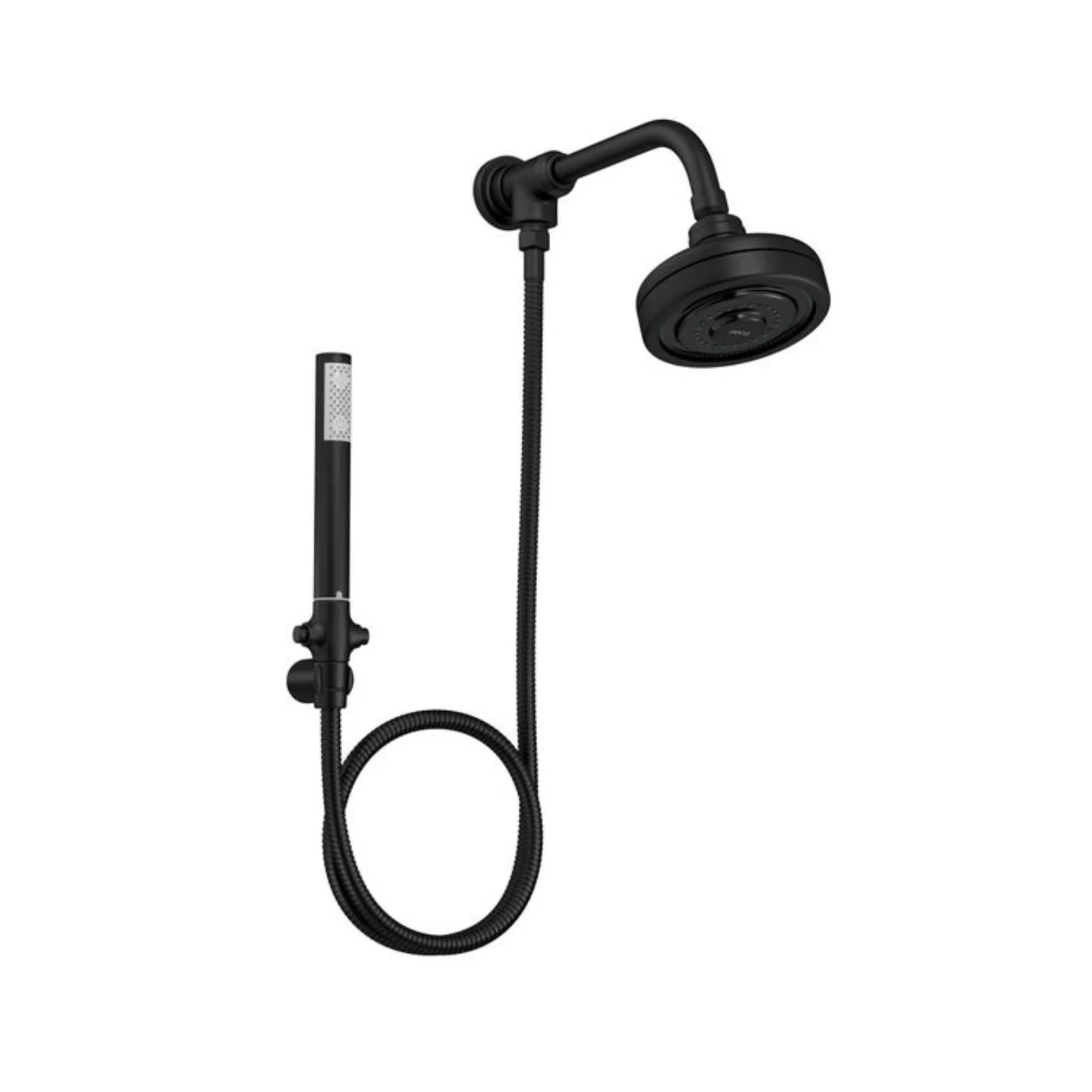 Chuveiro de Parede com Desviador Deca Acqua Plus Tubo STD Black Noir