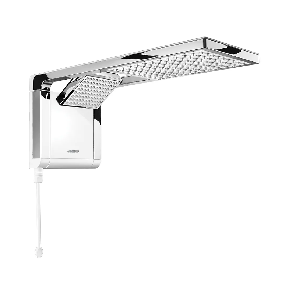 Chuveiro Elétrico Lorenzetti Acqua Duo Ultra 127V 5500W Branco/Cromado