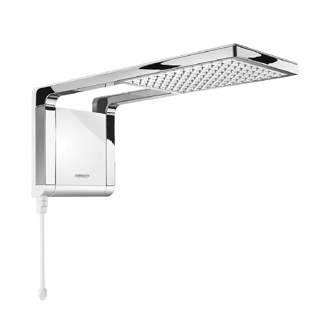 Chuveiro Elétrico Lorenzetti Acqua Storm Ultra 127V 5500W Branco/Cromado