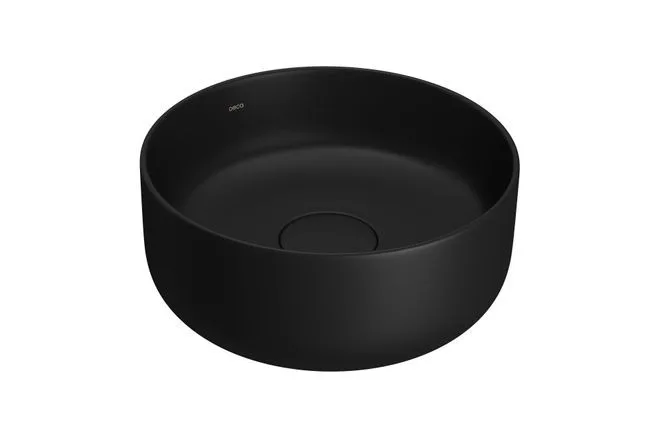 Cuba de Apoio para banheiro Redonda 30cm Ébano Fosco Deca L.12030