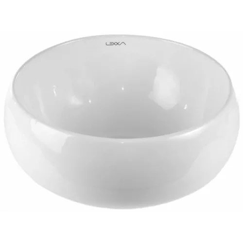 Cuba de Apoio para banheiro Redonda 31cm Branca Lexxa Bagno LX336