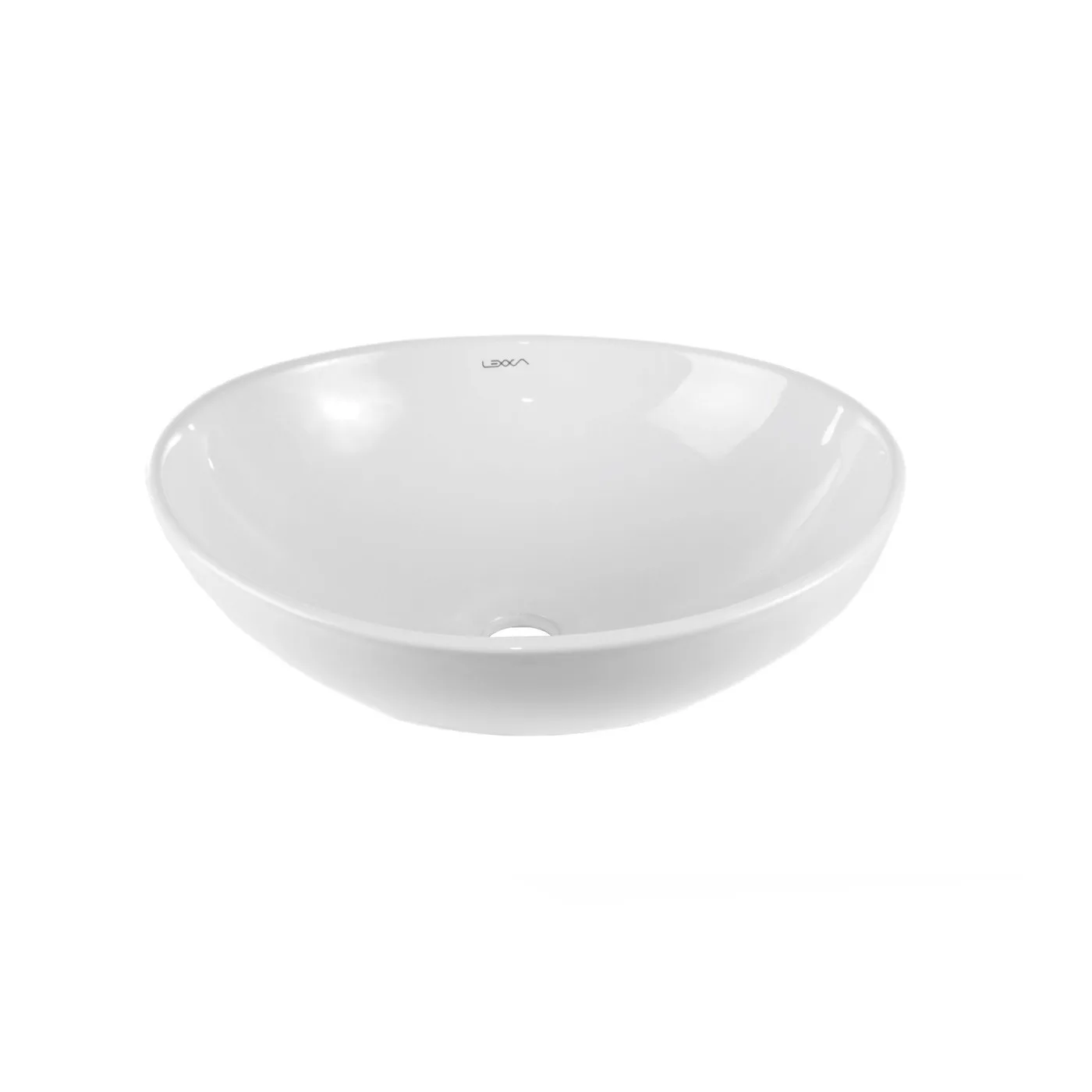 Cuba de Apoio para banheiro Redonda 41cm Branca Lexxa Bagno LX082