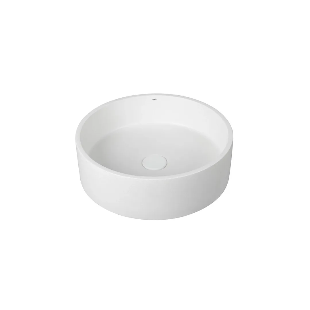 Cuba De Apoio Redonda Doka Terrazzo White