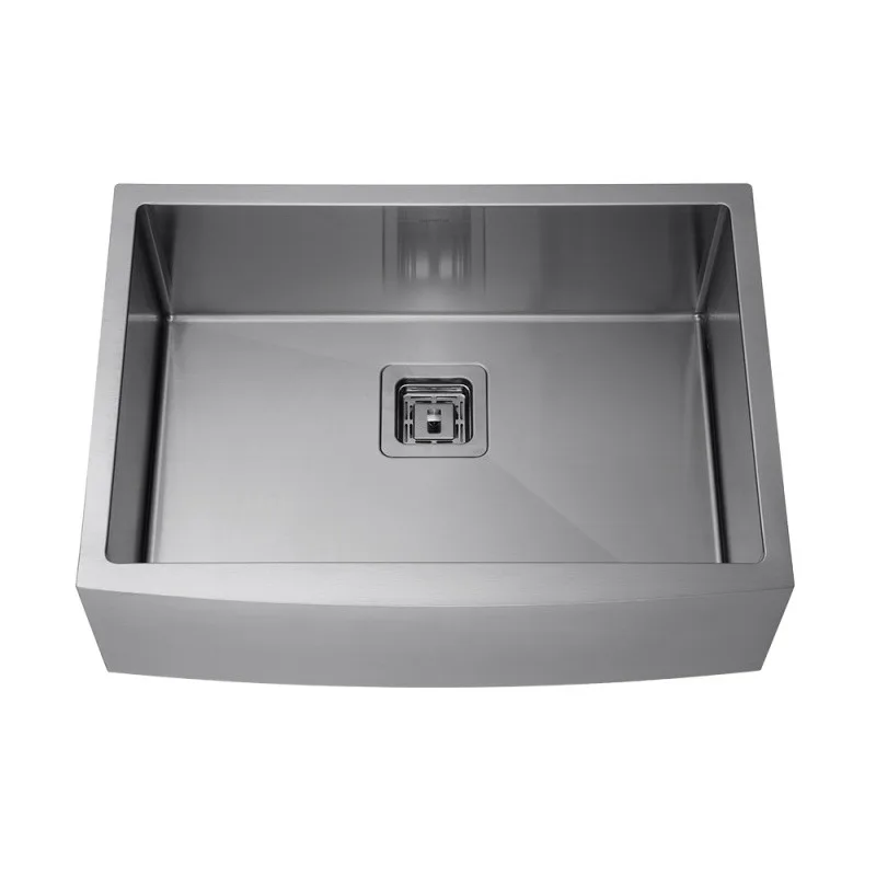 Cuba Inox Retangular de Semiencaixe para Cozinha 65x47cm Black Escovado Rubinettos