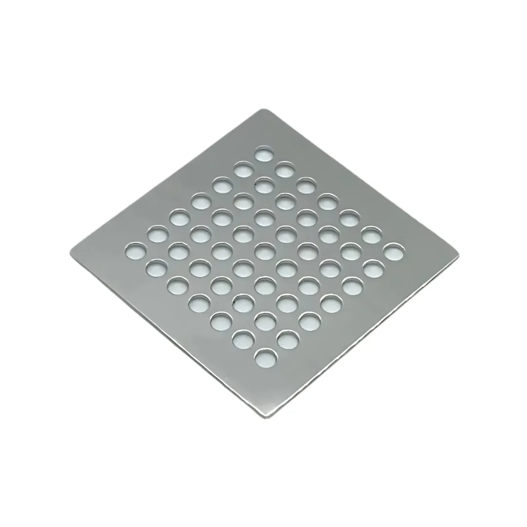 Grelha Redondo Reto Invinox 15x15 Inox sem Base