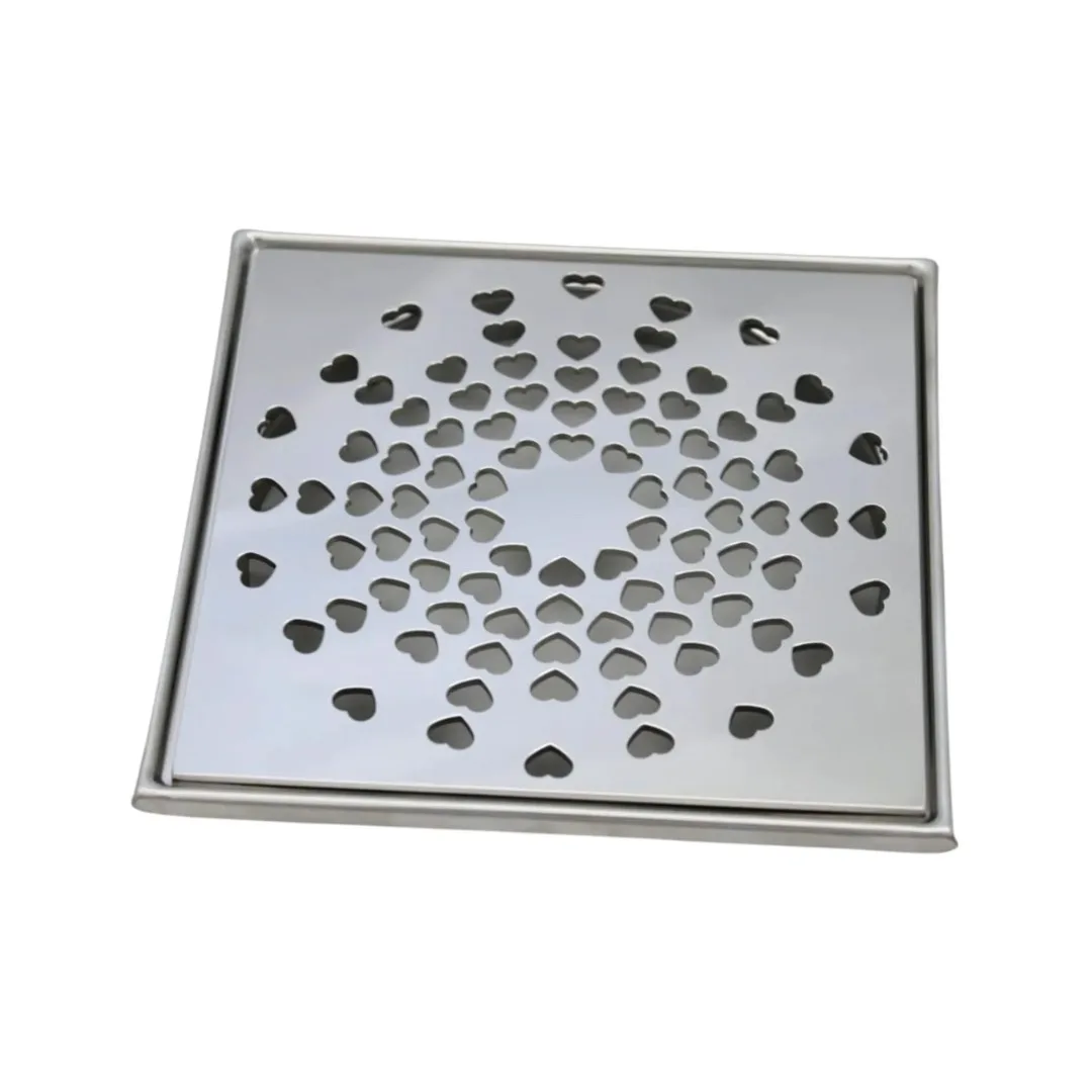Grelha Coração Invinox 10x10 Inox sem Base