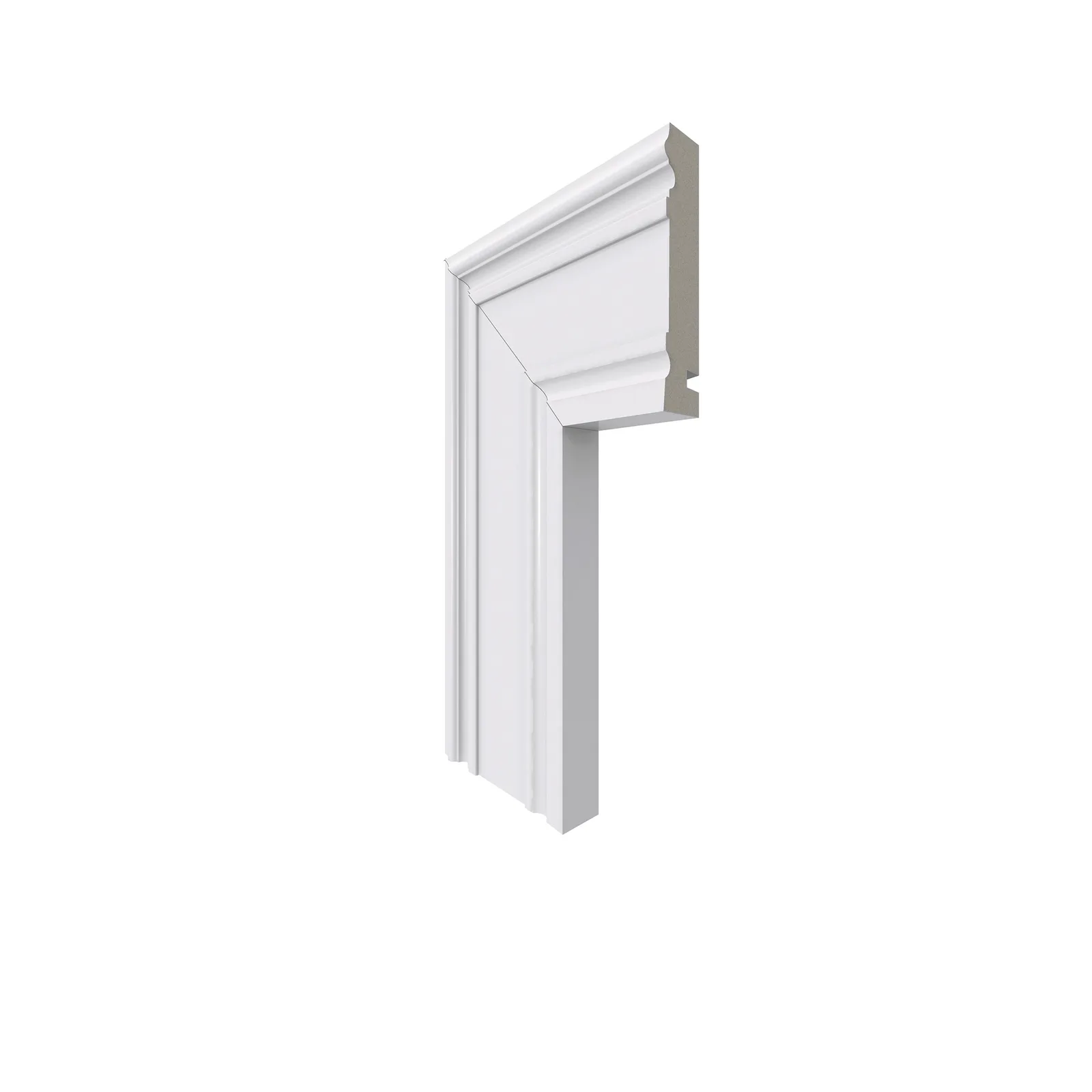 Guarnição Santa Luzia Poliestireno 10cm 444 Branco