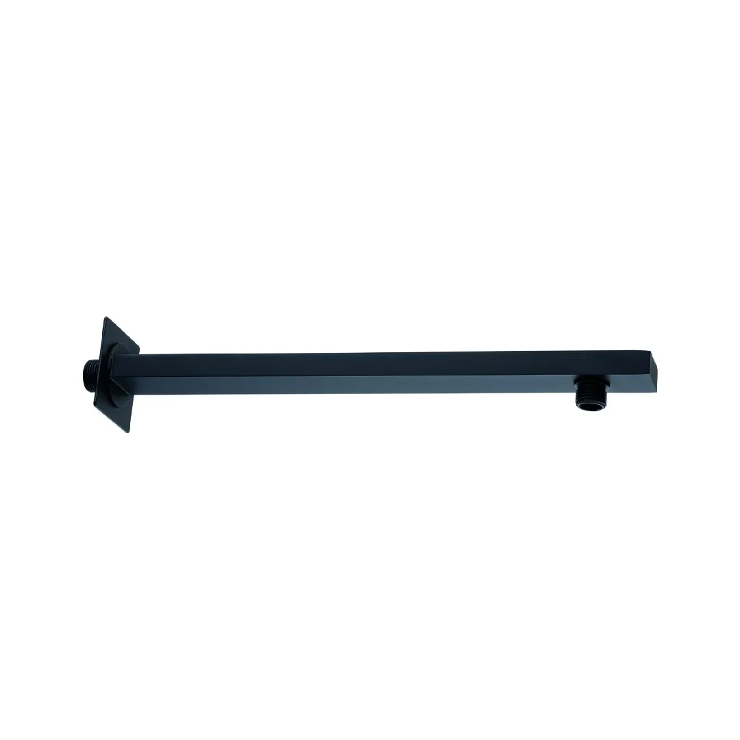 Haste de parede para Ducha 40cm Lexxa Bagno LX03B Preto Fosco