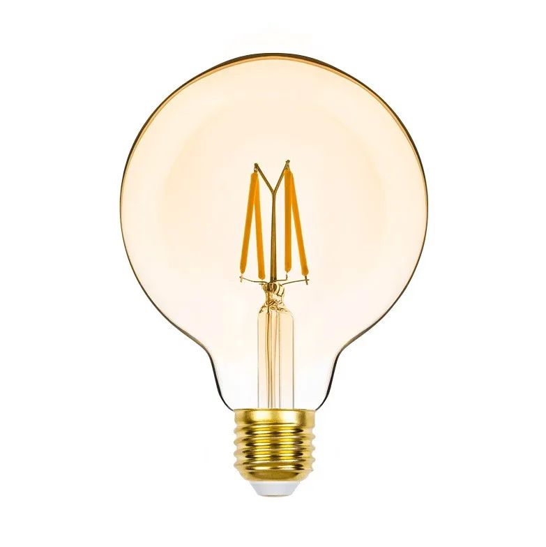 Lâmpada Stella G95 E27 Balloon Filamento Vintage 127V 2400k