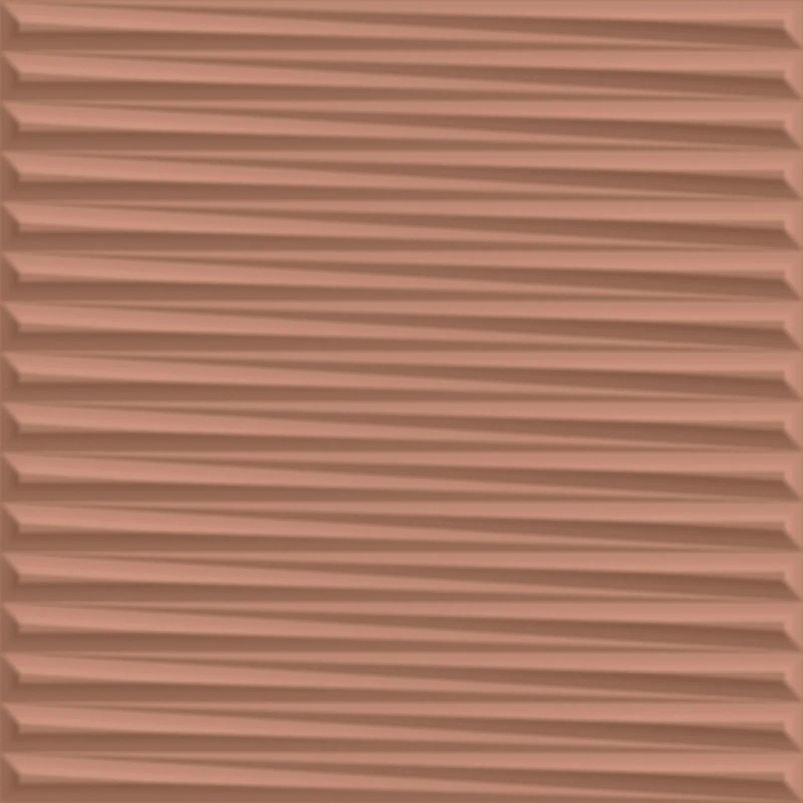 Listello Ceusa Plissado Terracota 58,0x58,0