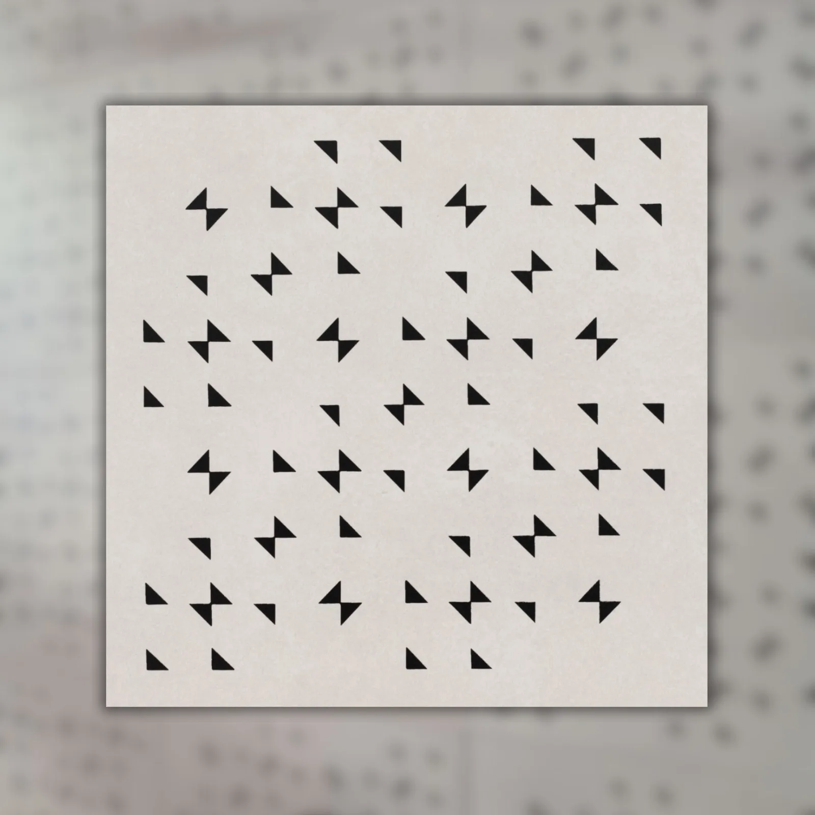 Listello 28x28 Decortiles Calu Triangulos Dark RET "A"