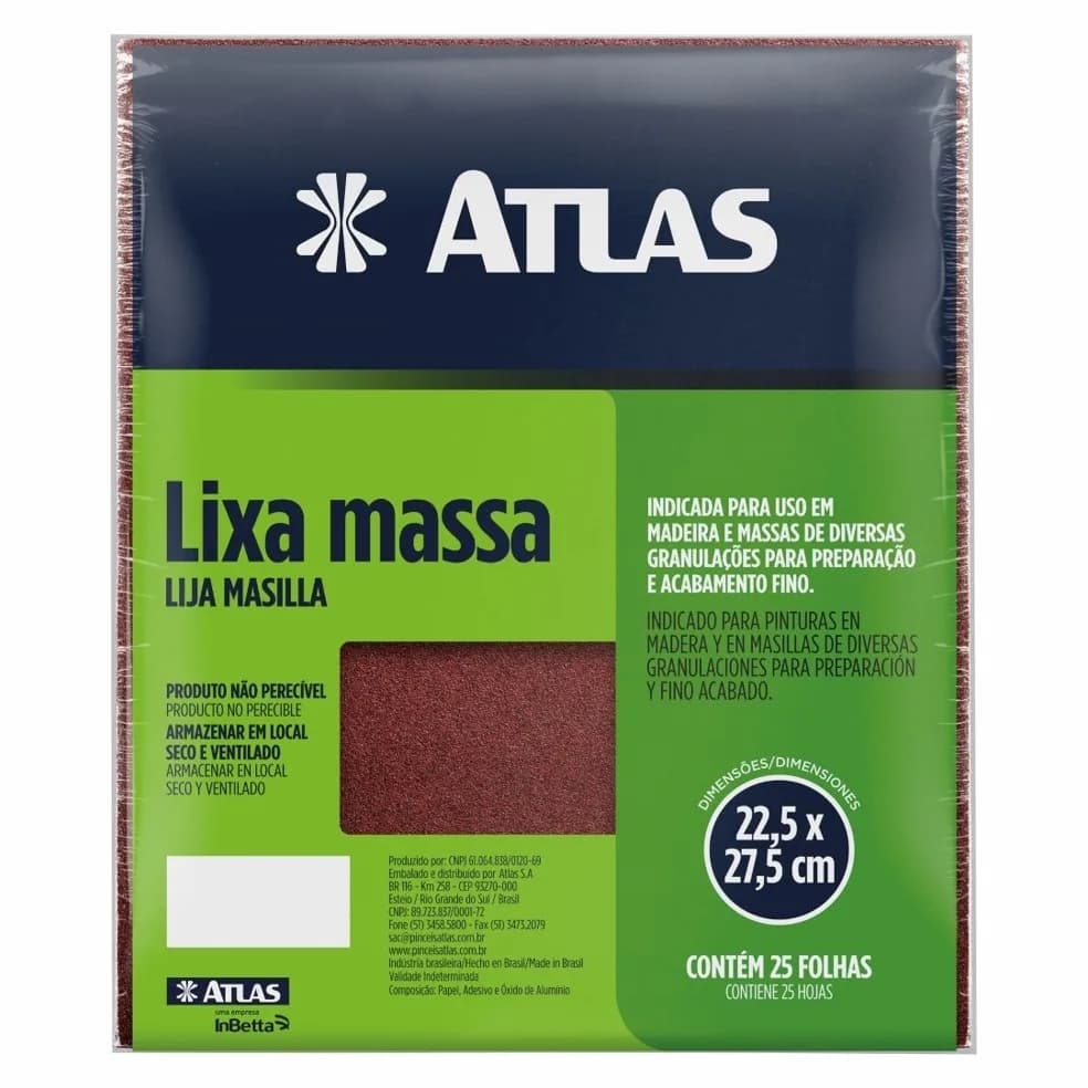 Lixa Atlas Massa/Madeira 10/180