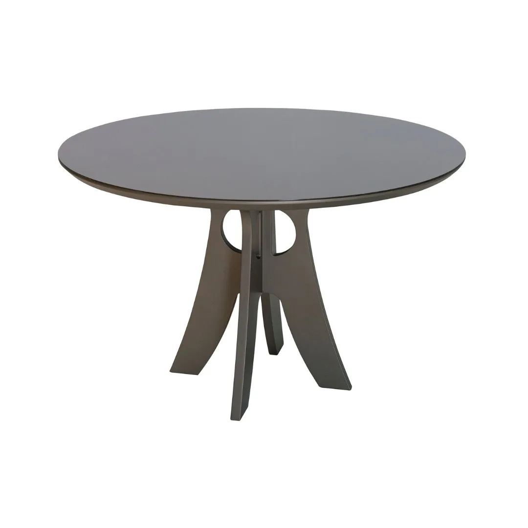 Mesa de Jantar Ø 100 x 76 Gottems Clear
