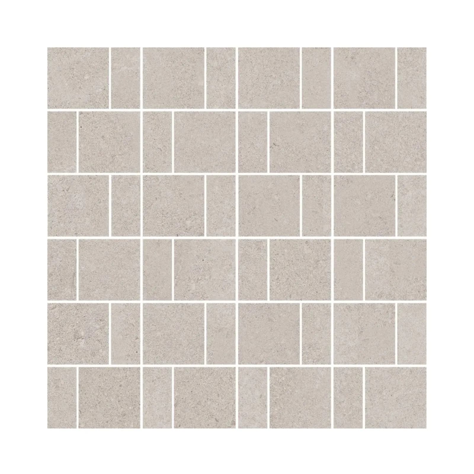 Mosaico Off White Natural 30x30 PortoBello Rhythm Thera
