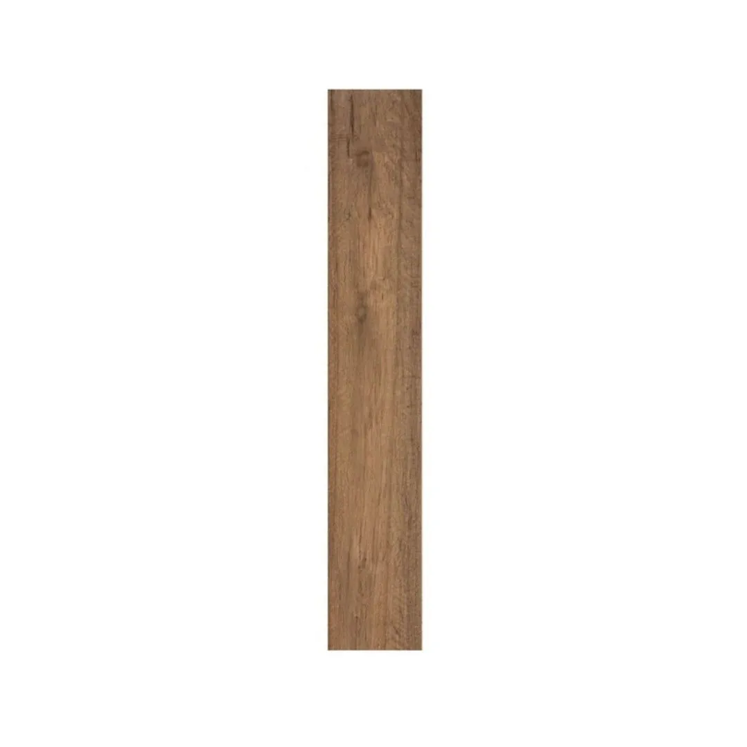 Porcelanato Marrom Amadeirado Acetinado 19,4x118,2 Decortiles Atlântica RET "A"