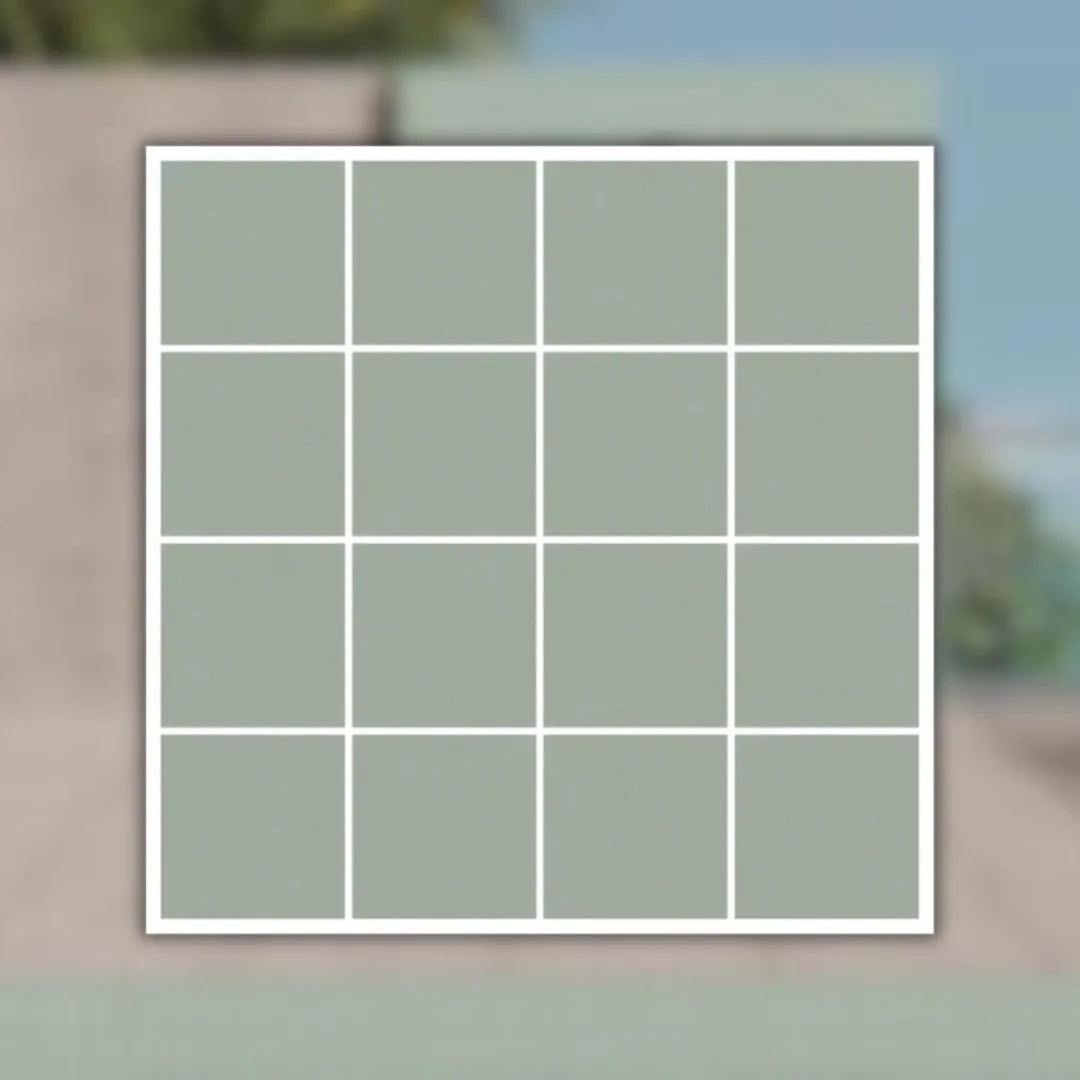 Pastilha Verde Matte 7,5x7,5 Portobello Surfaces Mint FT "A"