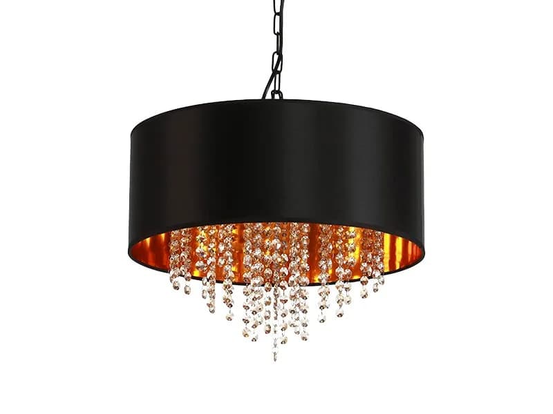 Pendente Taschibra Labelle 450 Preto 4xE14