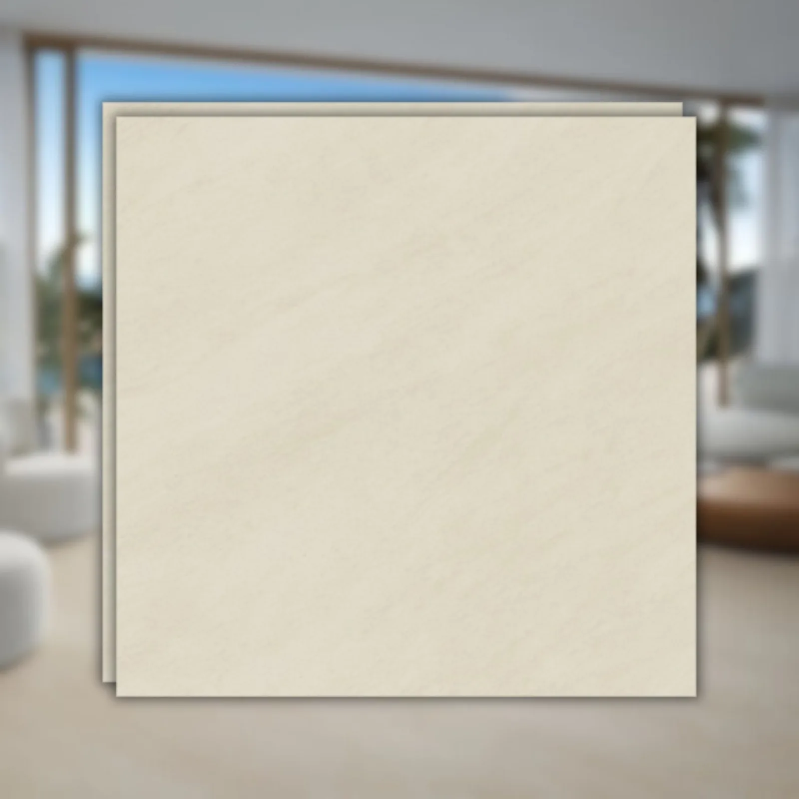 Porcelanato Bege Acetinado 120x120 Biancogres Arezzo Beige Satin RET "A"