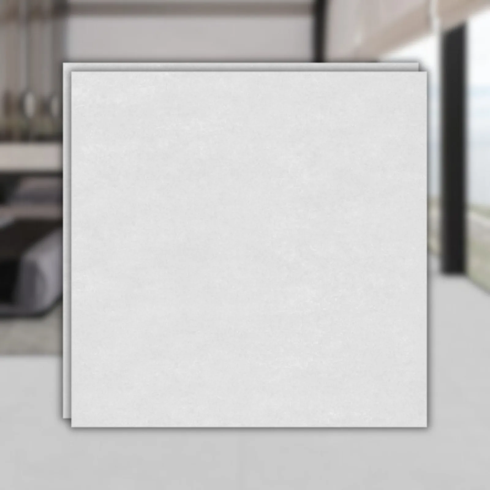 Porcelanato Cinza Acetinado 90x90 Biancogres Cemento Nebbia RET "A"