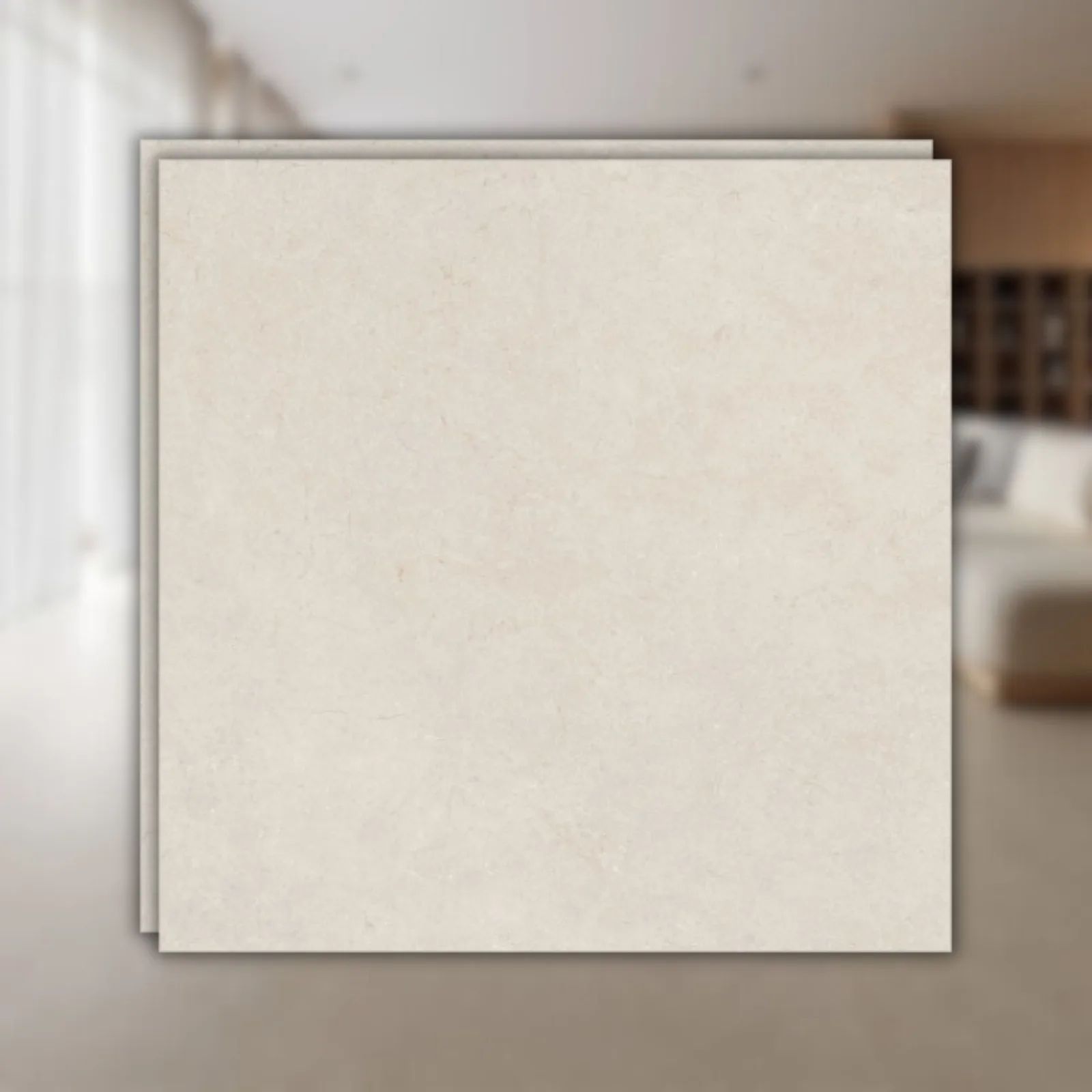 Porcelanato Bege Acetinado 100x100 Biancogres Dorcia Beige Satin RET "A"