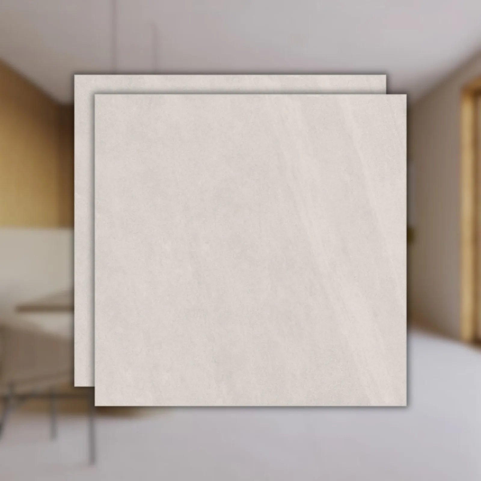 Porcelanato Biancogres Nantes Cream 120x120 RET "A" Satin Acetinado