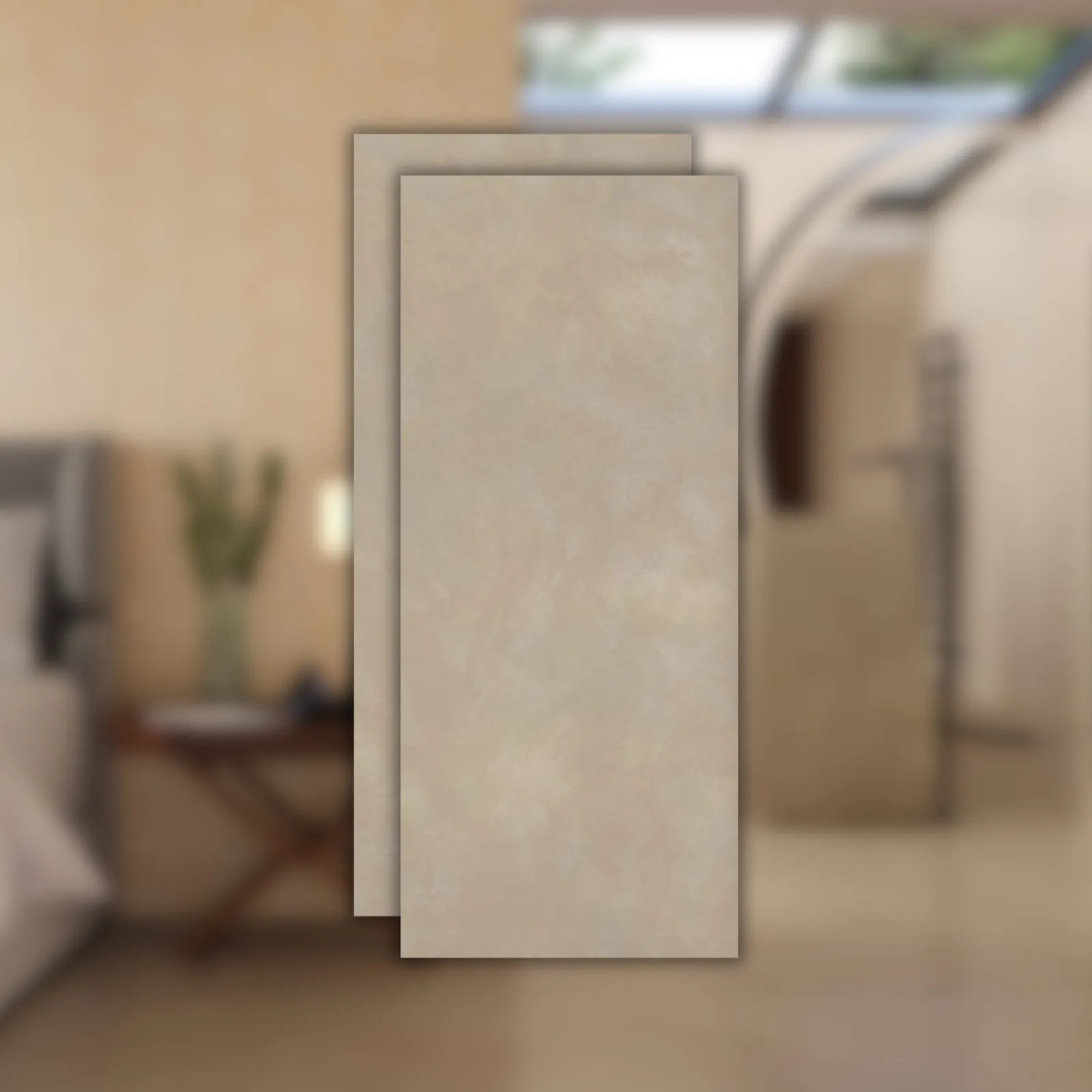 Porcelanato Bege Acetinado 120x278 Decortiles Resina RET "A"