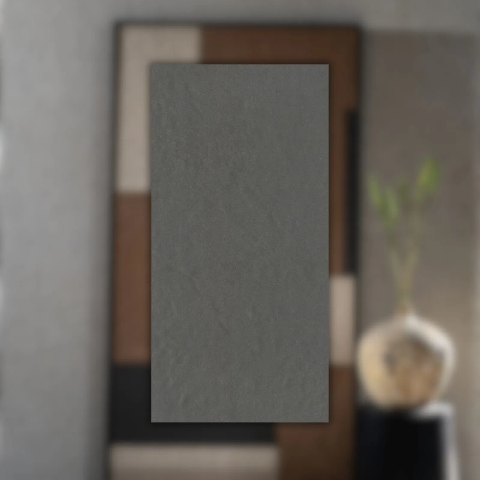 Porcelanato Cinza Acetinado 60x120 Eliane Fgmf Silica Carbon "A"