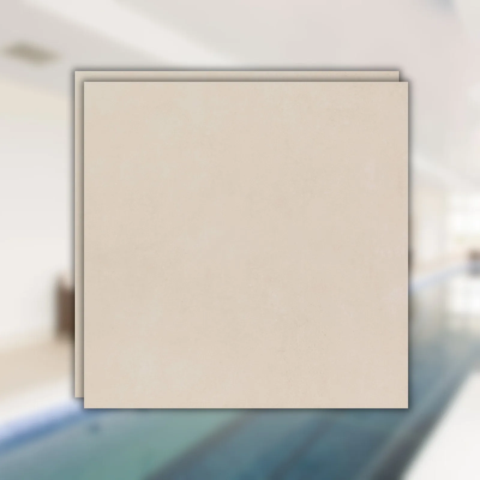 Porcelanato Bege Externo 60x60 Eliane Munari Marfim Bold "A"