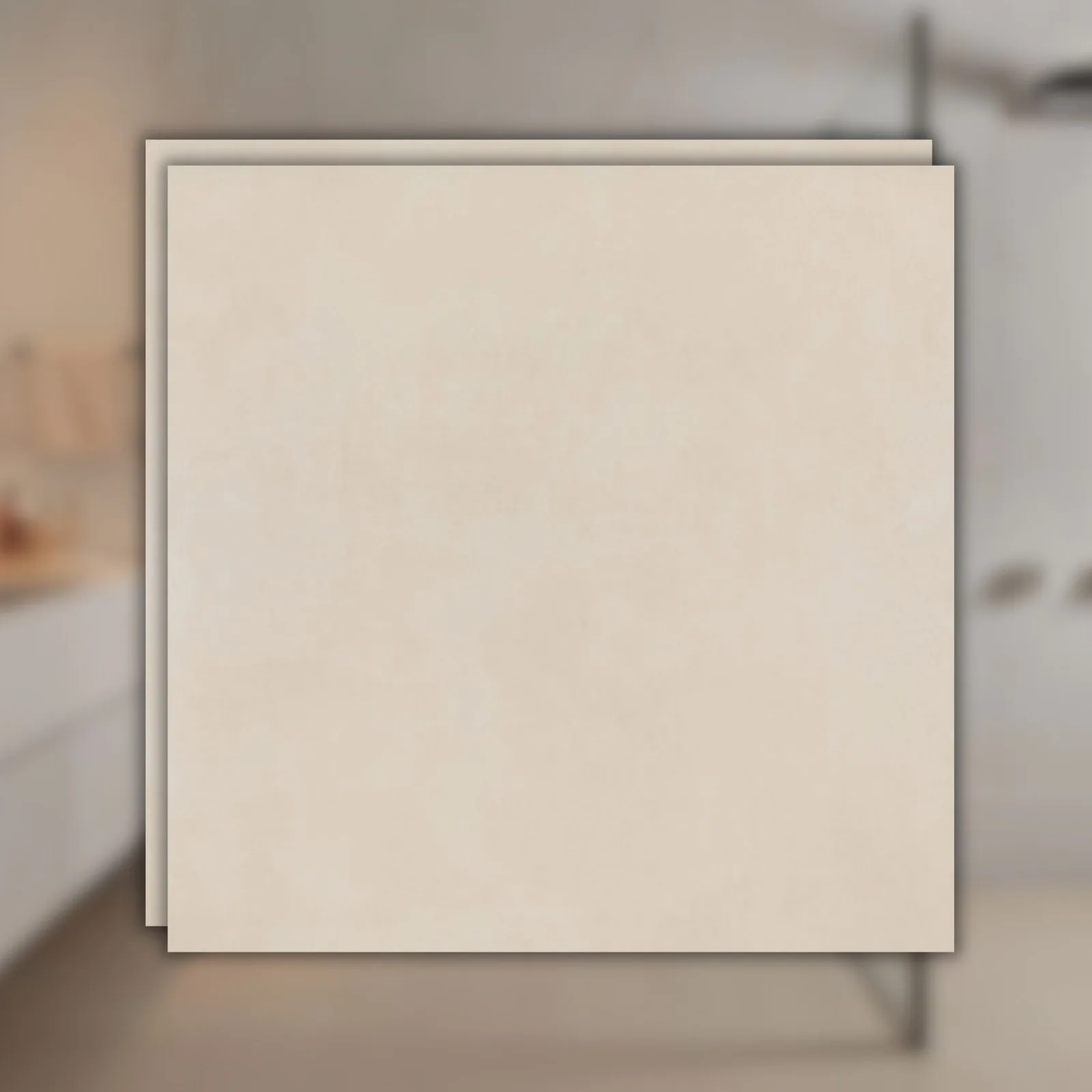 Porcelanato Bege Acetinado 90x90 Eliane Munari Marfim RET "A"