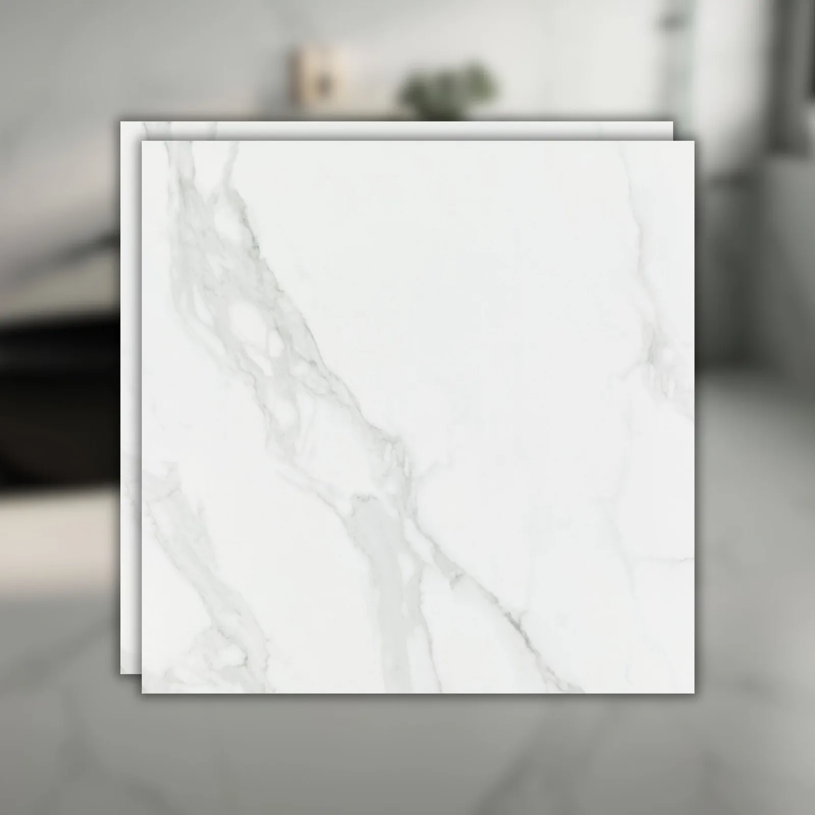 Porcelanato Eliane Place 84x84 Branco Acetinado RET "A"