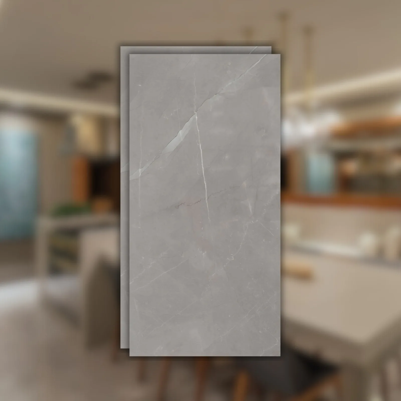 Porcelanato Eliane Pulpis 60x120 Gray Polido RET "A" #
