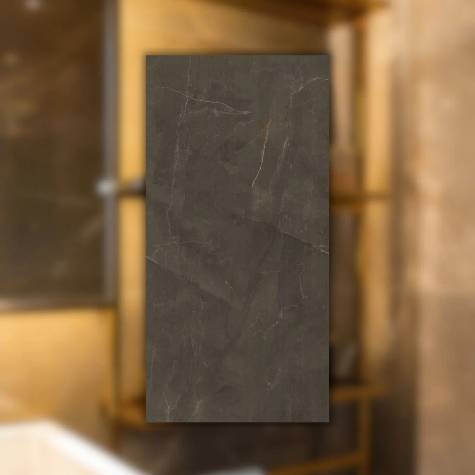 Porcelanato Eliane Pulpis 60x120 Polido Brown RET "A"