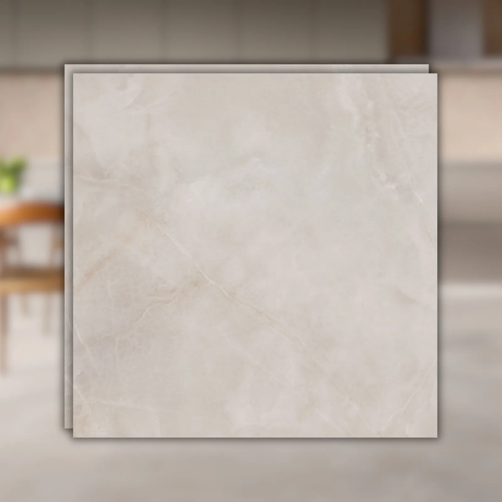 Porcelanato Gris Acetinado 100x100 Eliane Sacara RET "A"