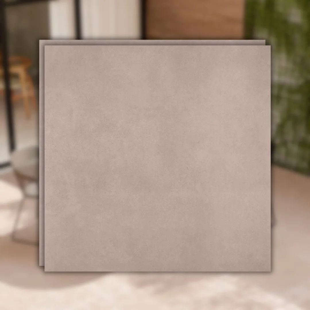 Porcelanato Marrom Externo Acetinado 80x80 PortoBello Hit Fendi RET "A"