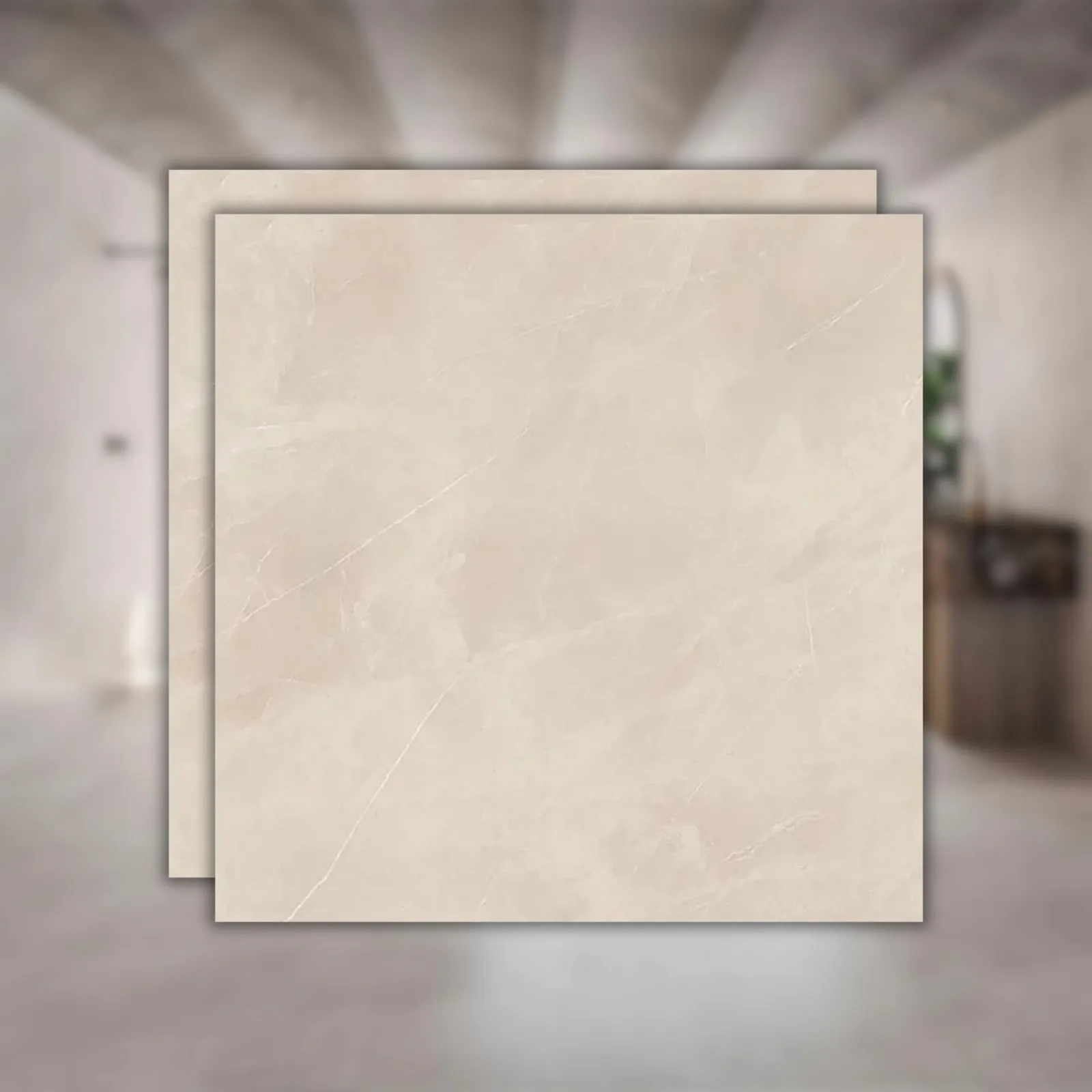 Porcelanato Bege Acetinado 120x120 Incepa LM Ortiz RET "A"