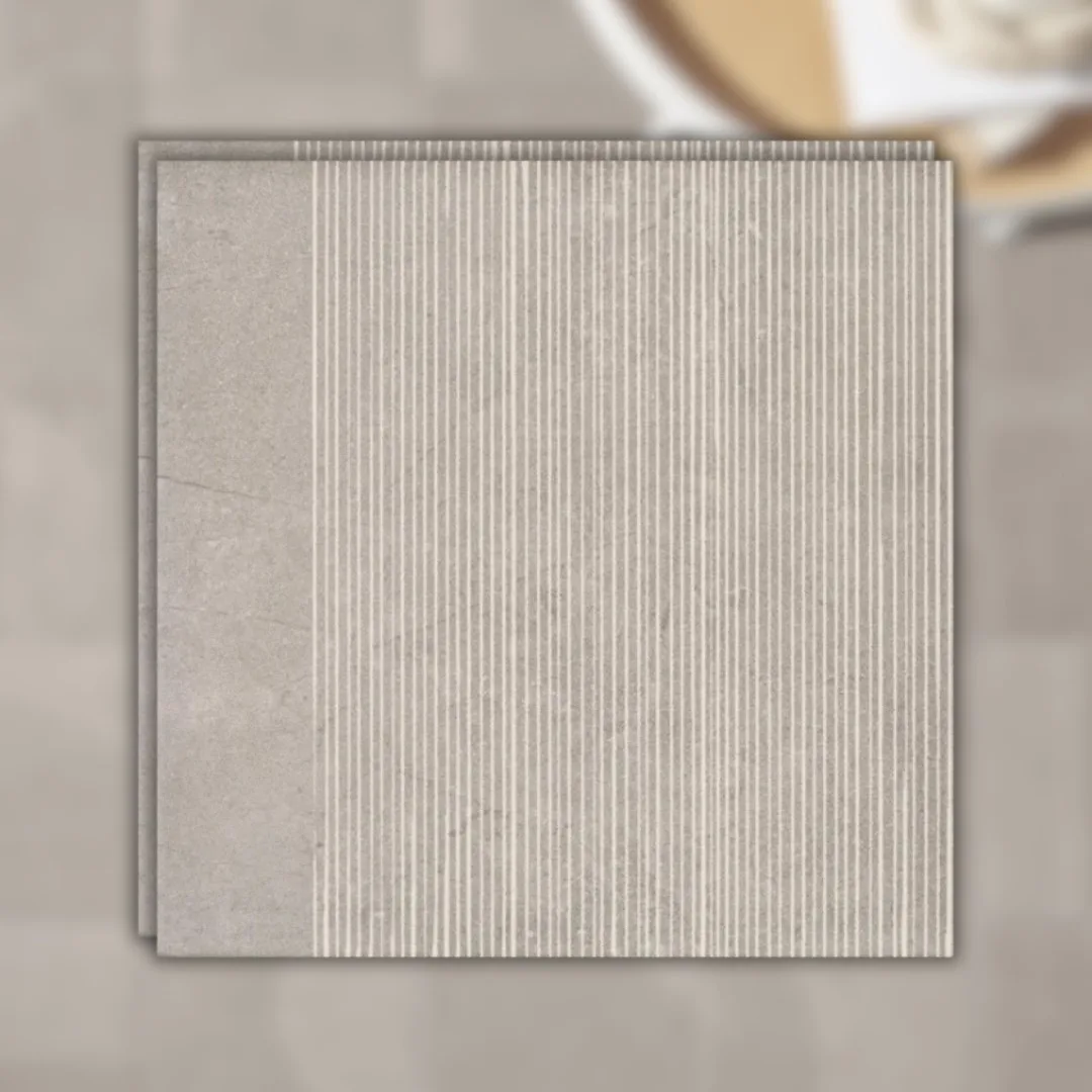 Porcelanato Cinza Mate 20x20 Portobello Fuso Viking Mix Bold "A"