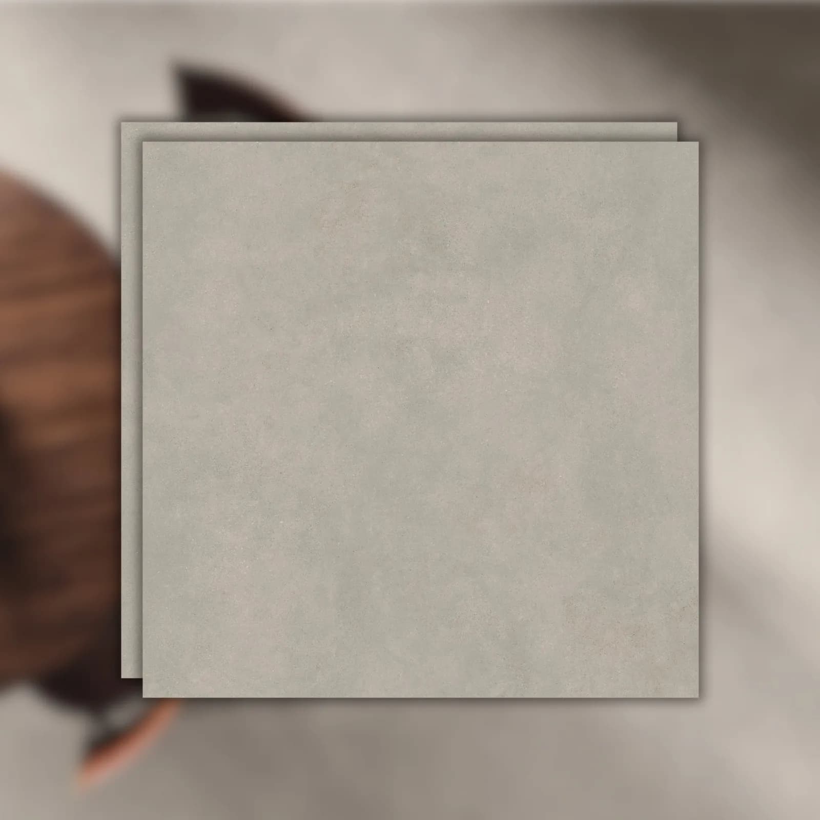 Porcelanato Portobello Hit 90x90 RET A" Natural Gris