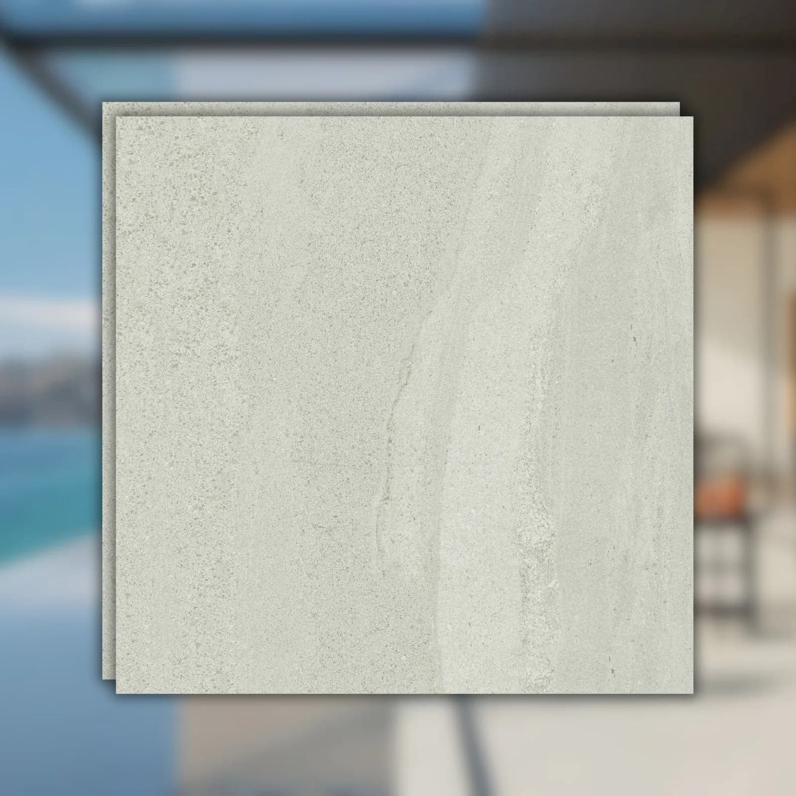 Porcelanato Cinza Hard 90x90 Portinari Gales 90x90 Sgr RET "A"