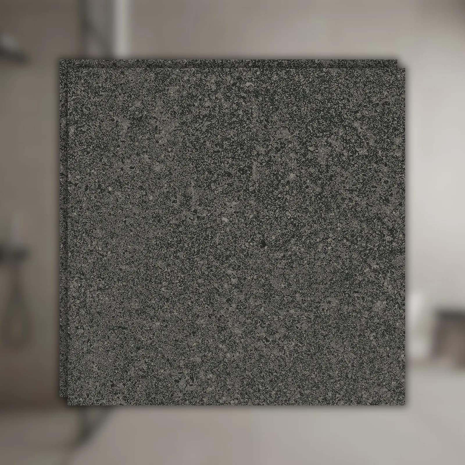 Porcelanato Preto Grafite Hard Portinari Ignis 90x90 Bk RET "A"