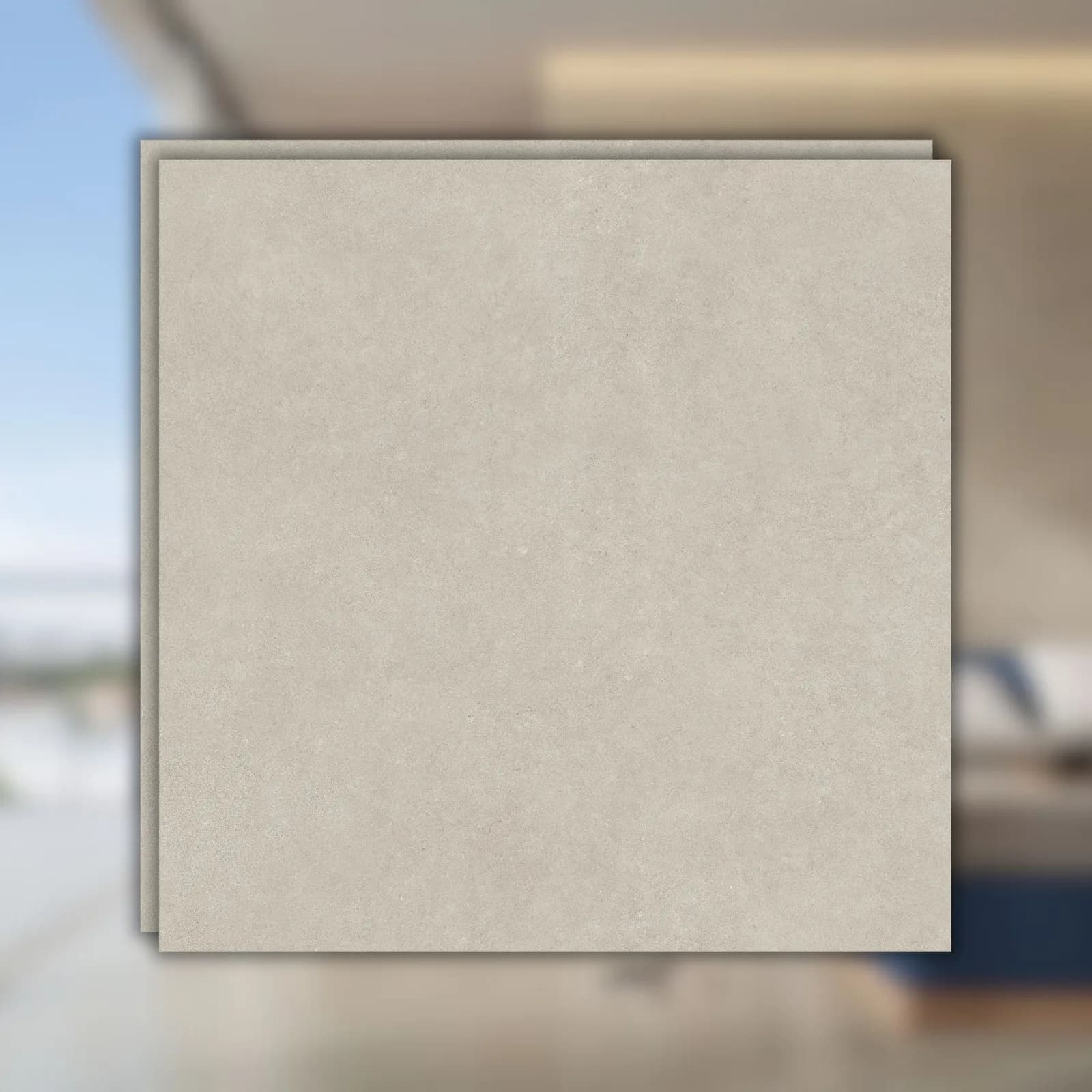 Porcelanato Cinza Natural 120x120 Portinari Metropolis Sgr "A"