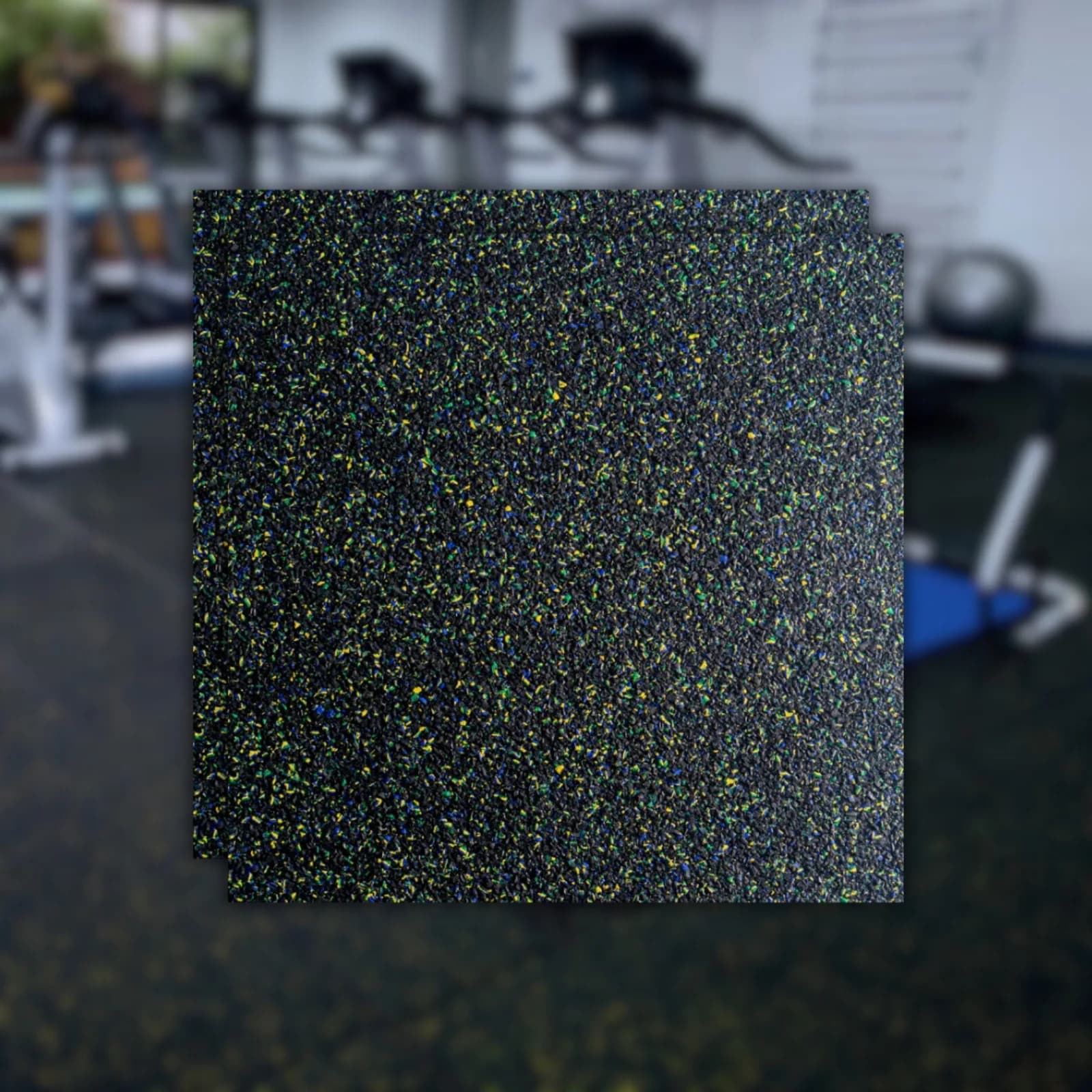 Piso Preto Force Borracha Em Rolo 10X1 8mm