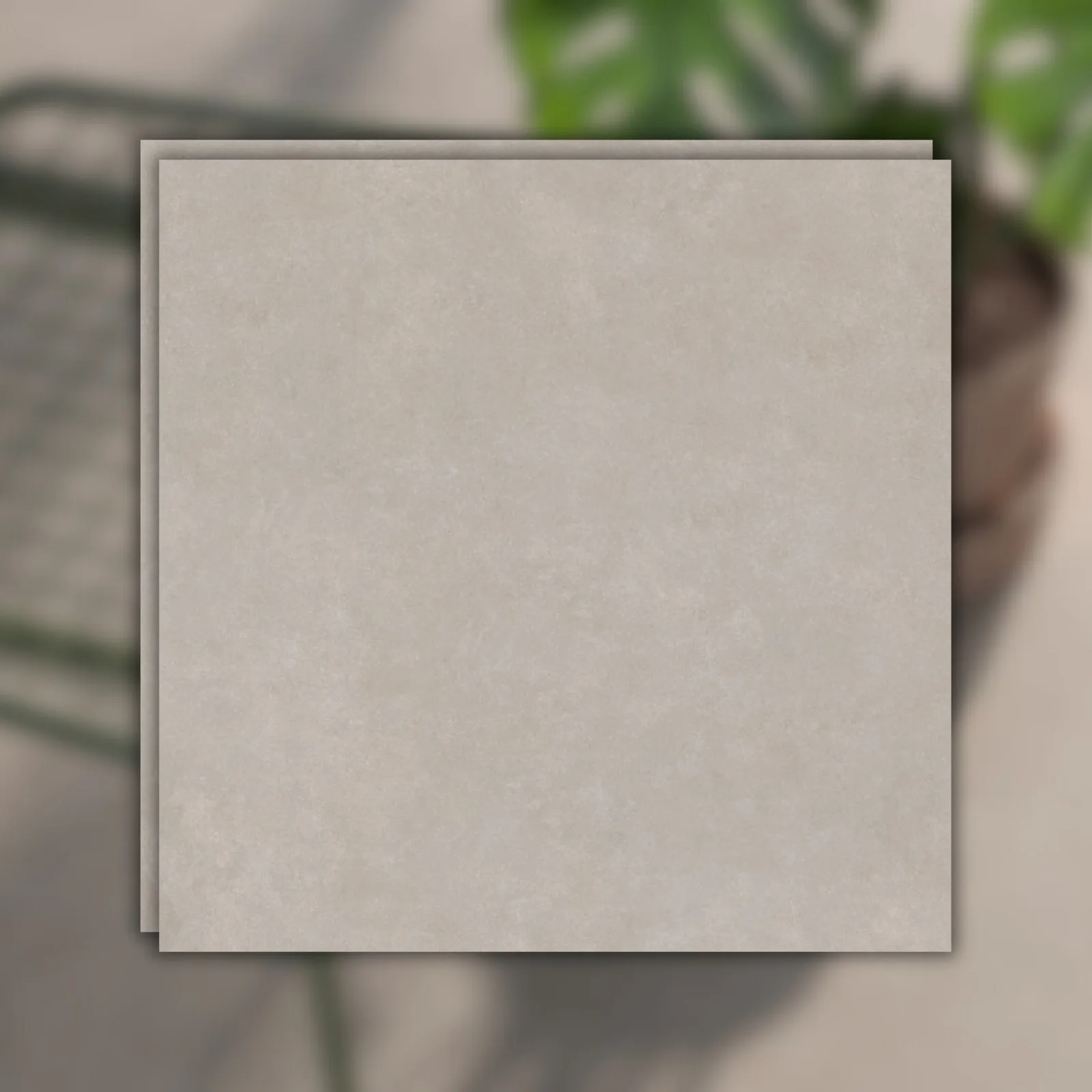 Porcelanato Cinza Roca Quadra 160x160 Lm Greige Mt RET "A"