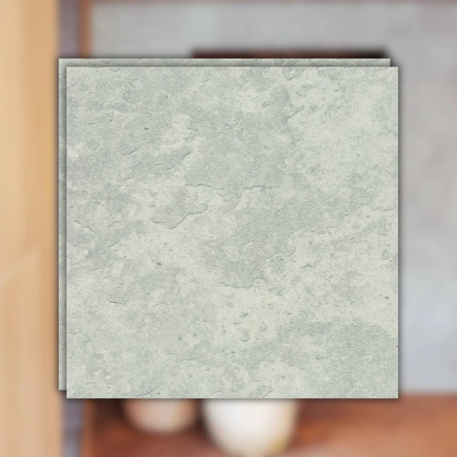 Porcelanato Cinza Mate 20x20 Eliane Capri Hijau Bold "C"