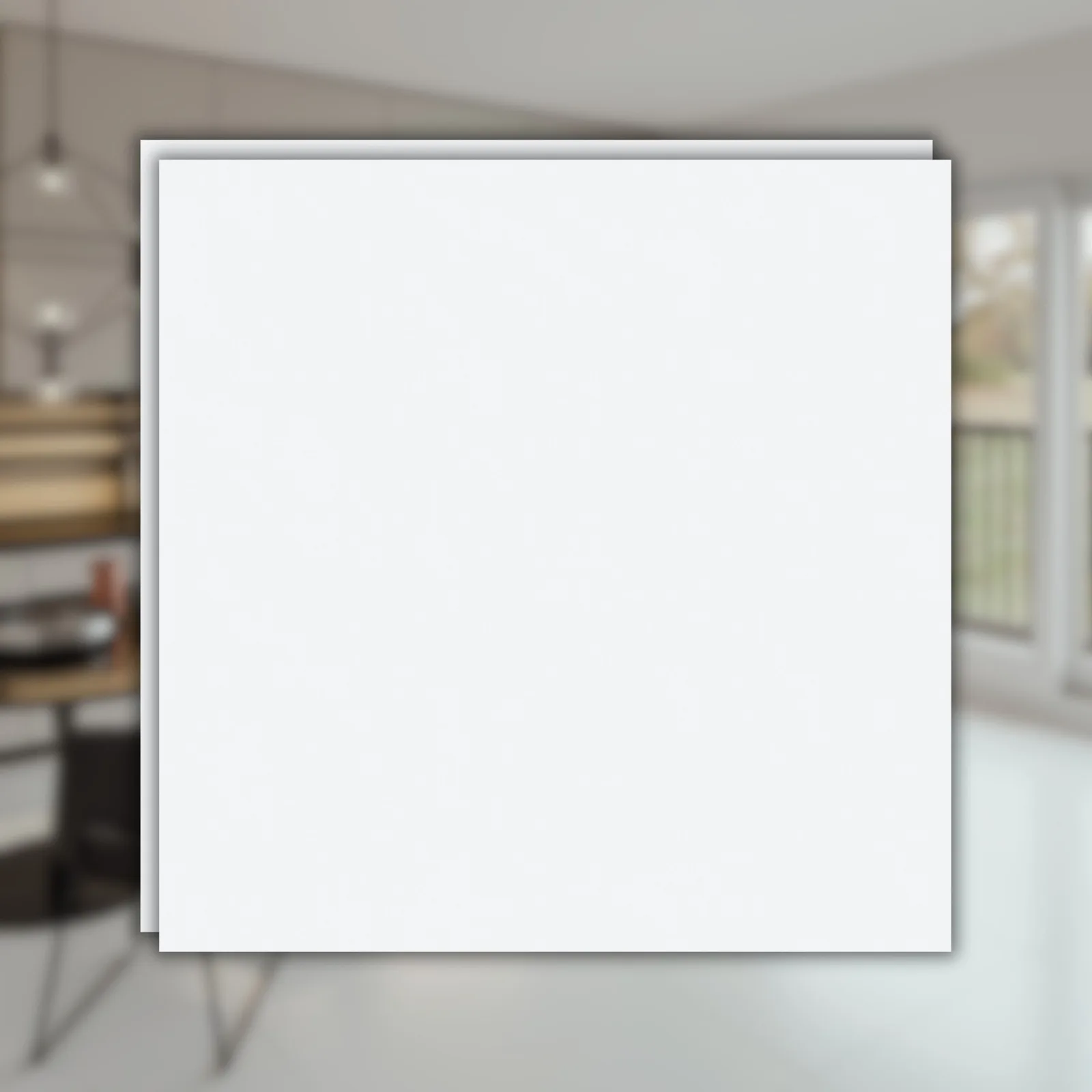 Porcelanato Branco Acetinado 90x90 Incepa Nordico Lm Snow RET "A"