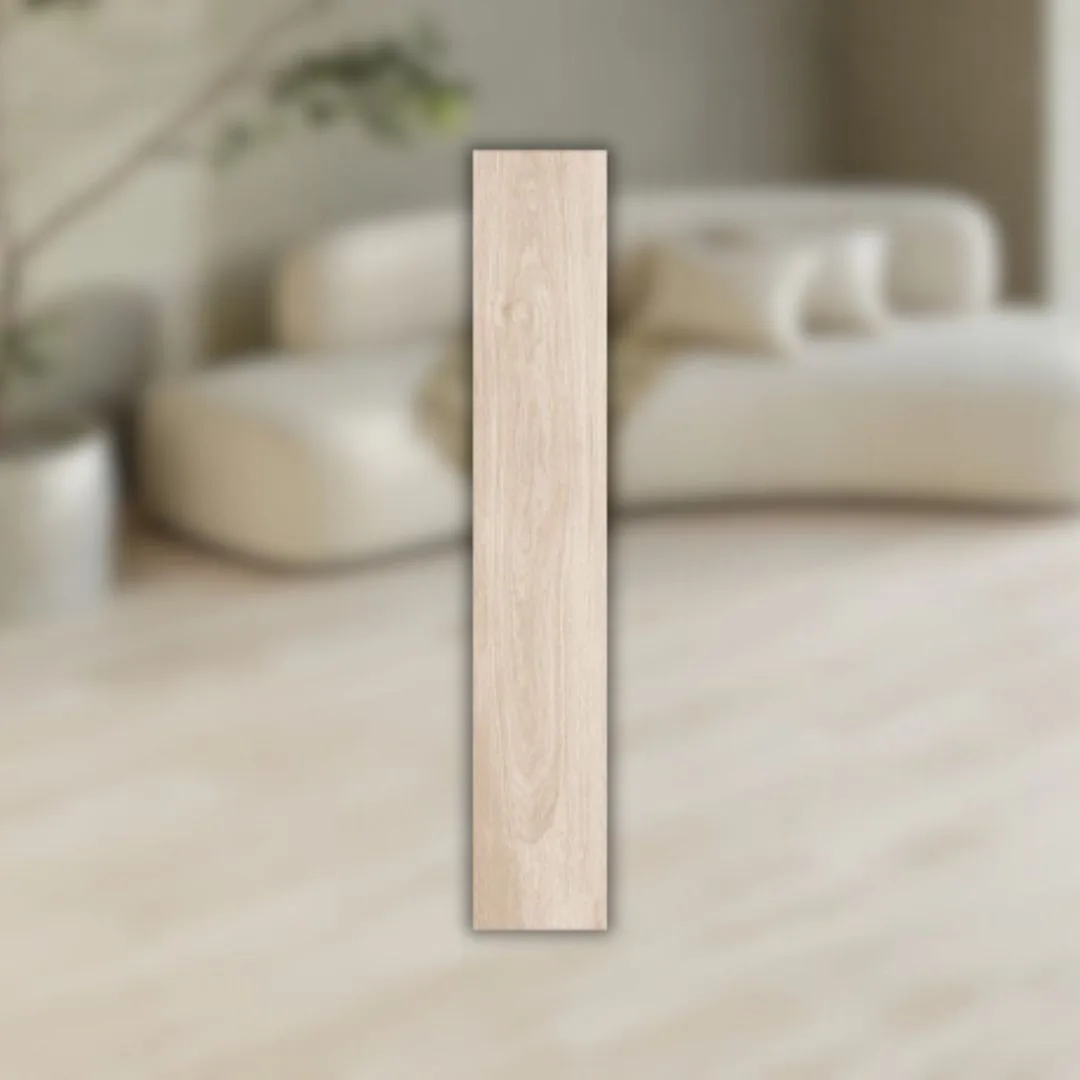 Porcelanato Amadeirado Beige Acetinado 20x120 Biancogres Legno RET "A"