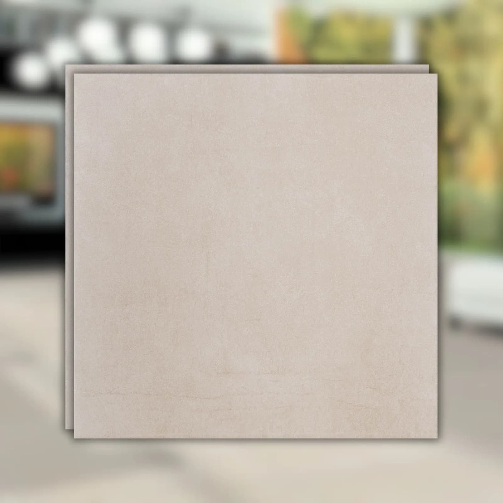 Porcelanato Bege Acetinado 90x90 Portinari York RET "A"